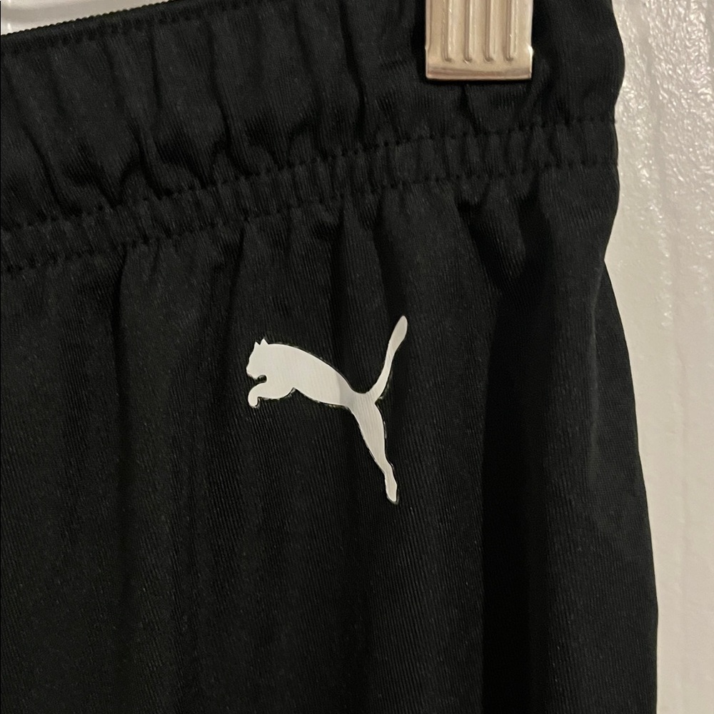 Puma Black Athletic Shorts Sporty Soccer Fitness Sporty Summer Gym Blokecore - Picture 8 of 10